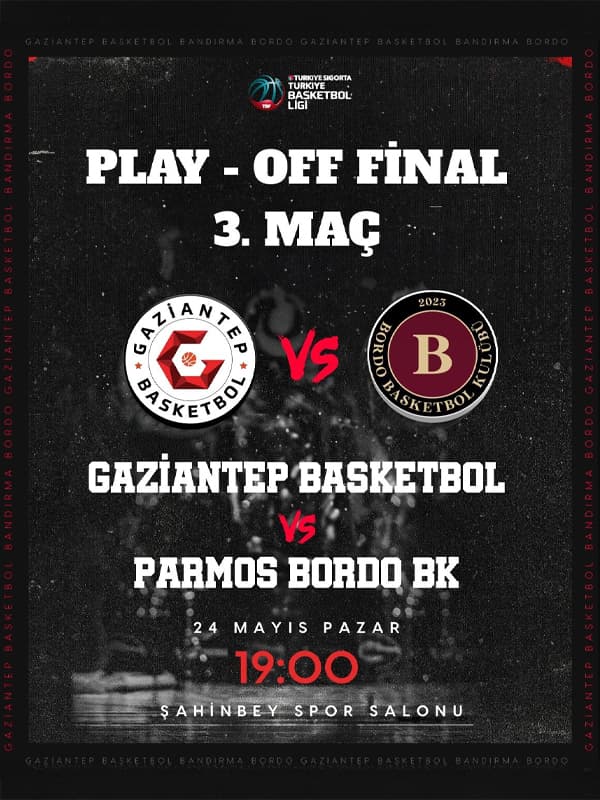 Gaziantep Basketbol - Parmos Bordo BK card