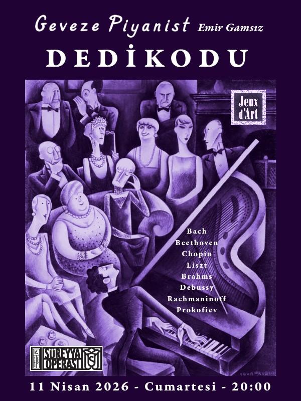 Geveze Piyanist Dedikodu card