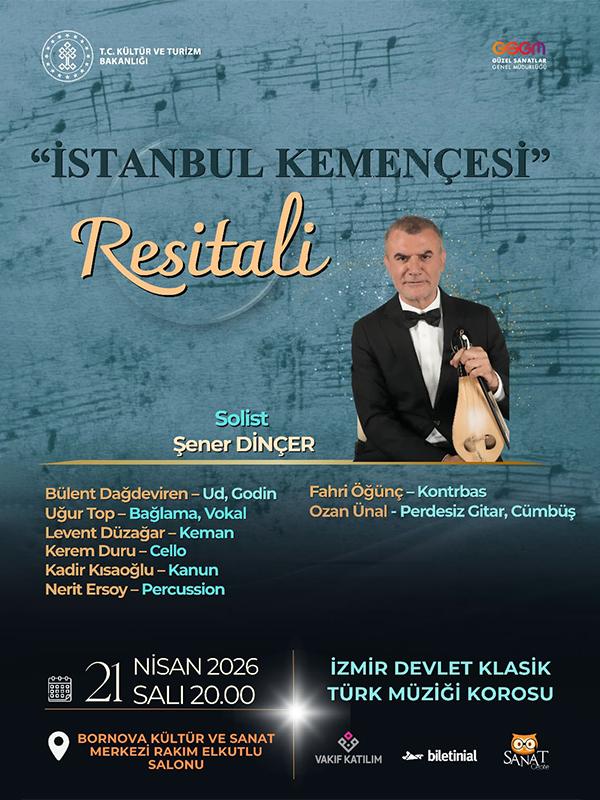 İstanbul Kemençesi Resitali - İzmir Devlet Klasik Türk Müziği Korosu card