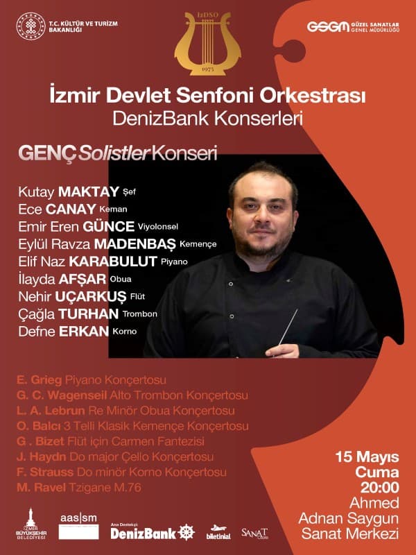 İzmir Devlet Senfoni Orkestrası - 19 Mayıs Gençlik ve Spor Bayramı Özel Konseri card
