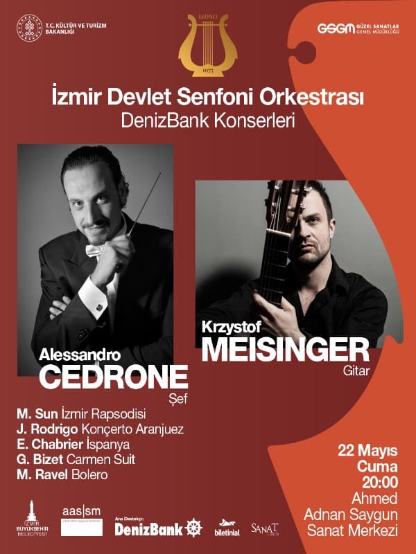 İzmir Devlet Senfoni Orkestrası 22 Mayıs Kapanış Konseri card