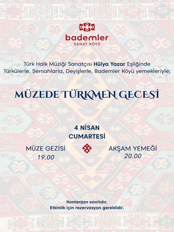Müzede Türkmen Gecesi card
