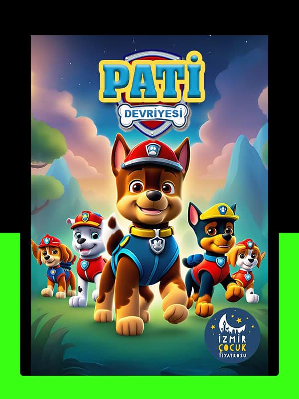Paw Patrol Pati Devriyesi card
