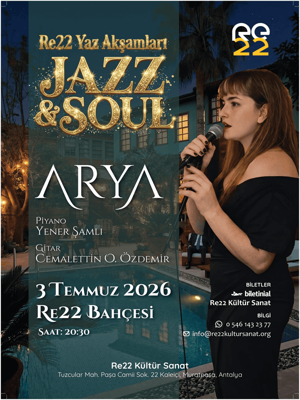 “Re22 YAZ AKŞAMLARI Başlıyor - Jazz & Soul"