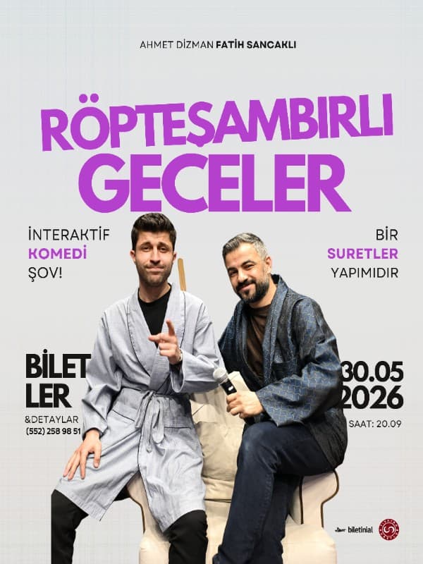 Röpteşambırlı Geceler İnteraktif Komedi card