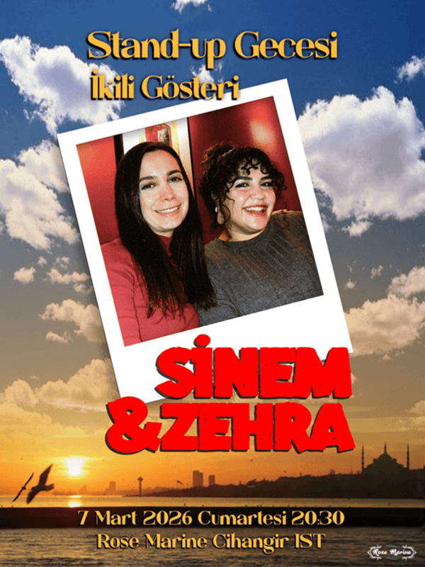 Sinem & Zehra Stand-up Gecesi İkili Gösteri card