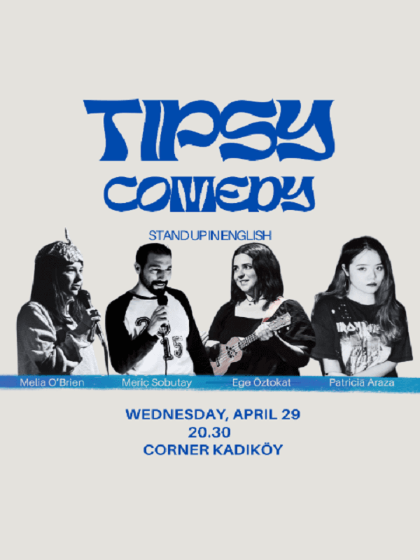Tipsy Comedy - Stand up in English card