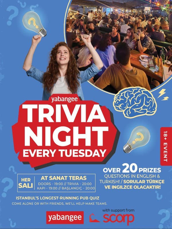 Trivia Night: Questions in English & Turkish