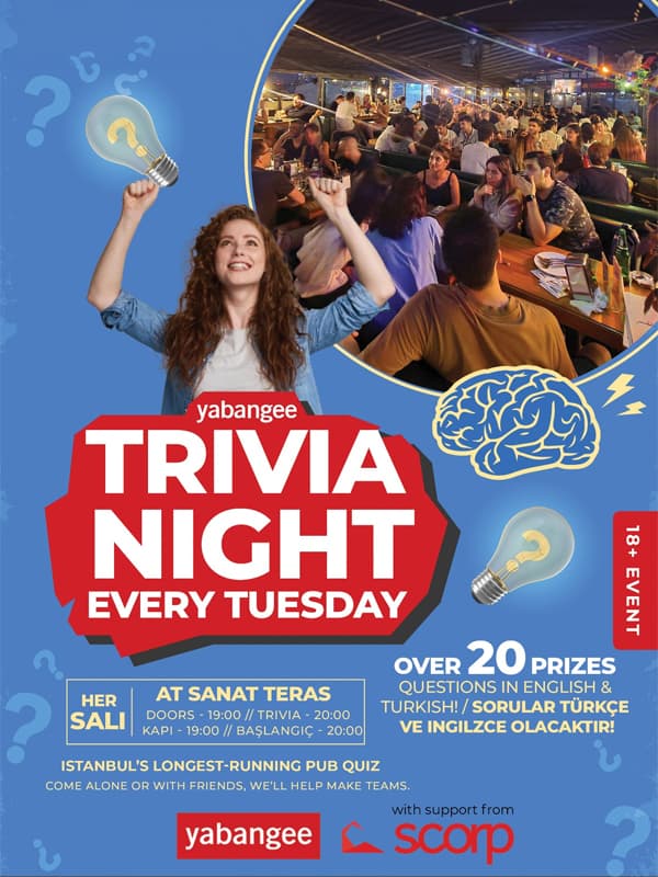 Trivia Night: Questions in English & Turkish