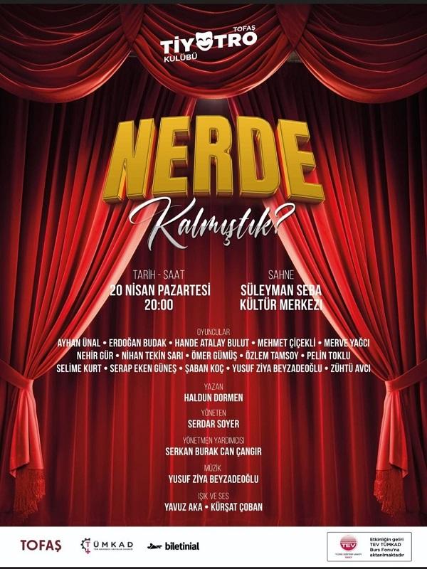 TÜMKAD&TEV BURS FONU – Amphitriyon 2000 – Nerde Kalmıştık? card