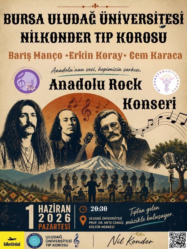 Uludağ Üniversitesi Tıp Korosu Anadolu Rock Konseri card