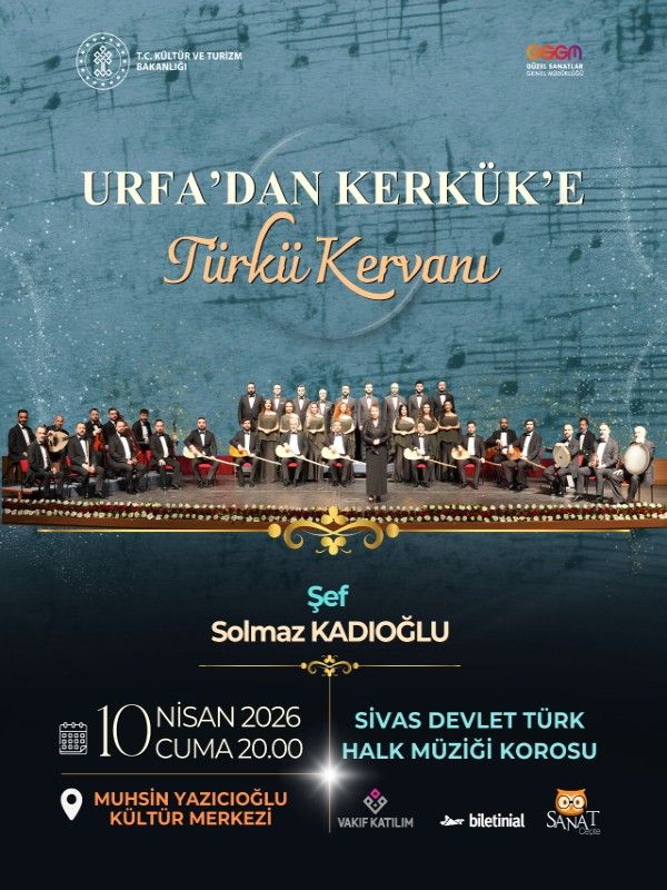 Urfa'dan Kerkük'e Türkü Kervanı Konseri - Sivas Devlet Türk Halk Müziği Korosu küçük resim