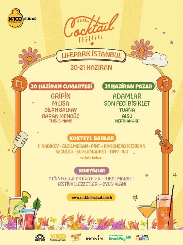 #YüzdeYüzMüzik: İstanbul Cocktail Festival 2026