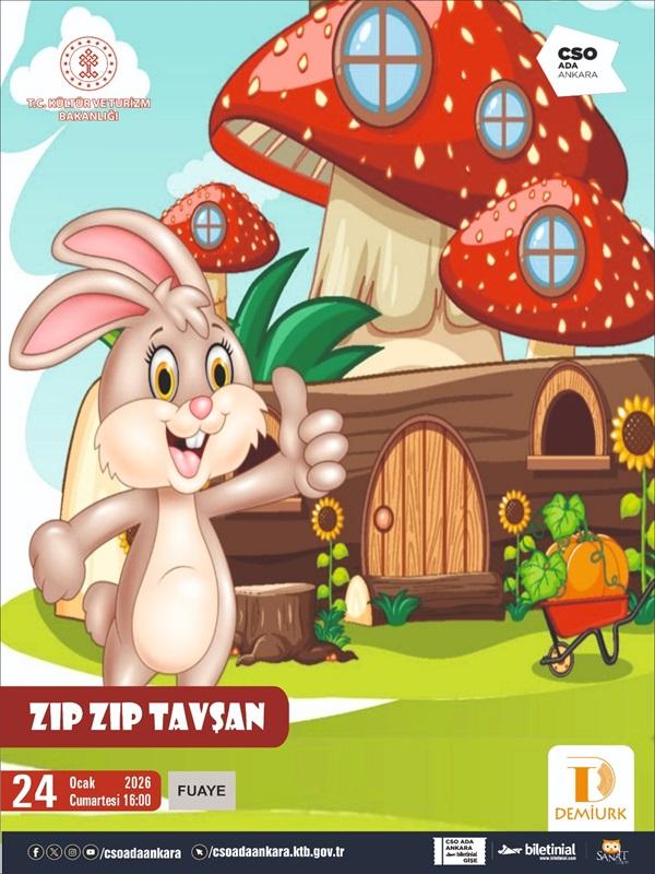 Zıp Zıp Tavşan card