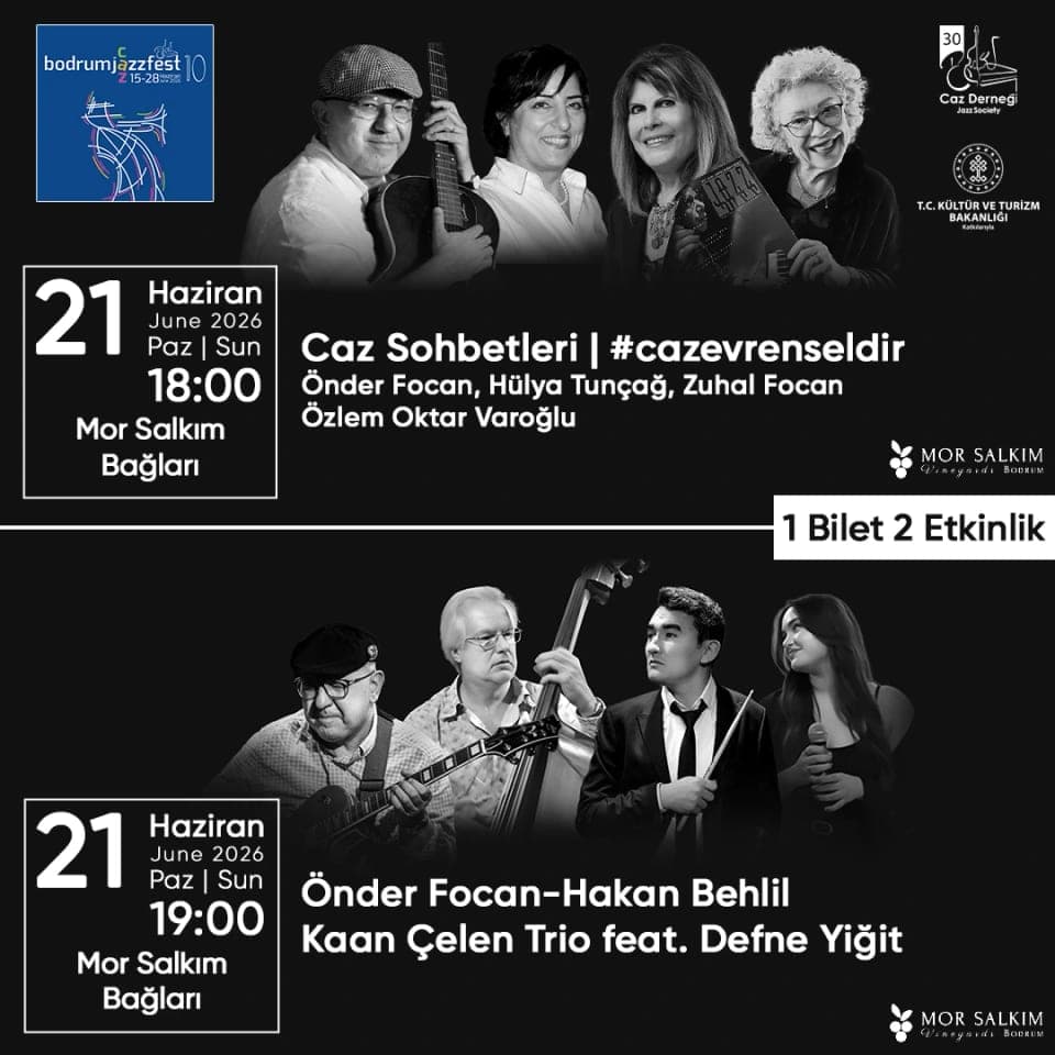 1 Bilet 2 Etkinlik: Caz Sohbetleri ve Önder Focan, Hakan Behlil & Kaan Çelen Trio card