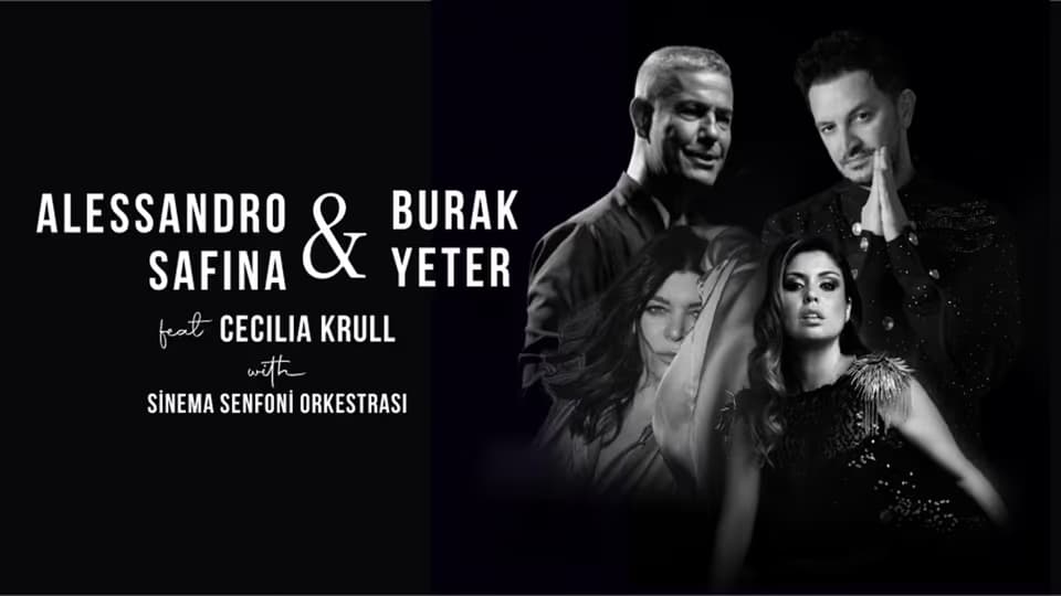 Alessandro Safina & Burak Yeter feat Cecilia Krull with Sinema Senfoni Orkestrası card