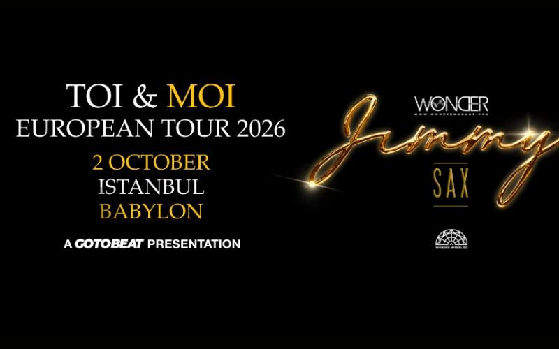 JIMMY SAX - Toi & Moi European Tour 2026 card