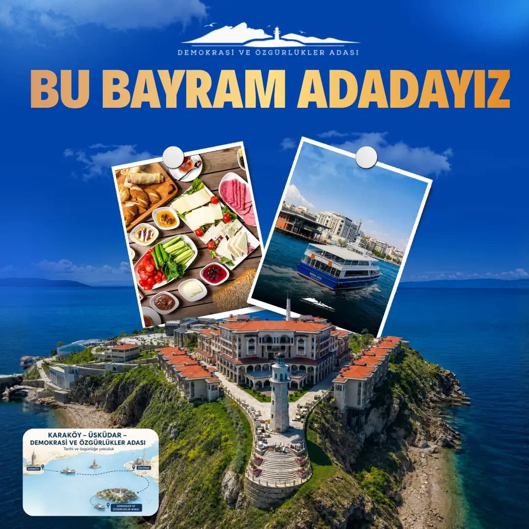 Demokrasi ve Özgürlükler Adası’nda 1 Günlük Tur card