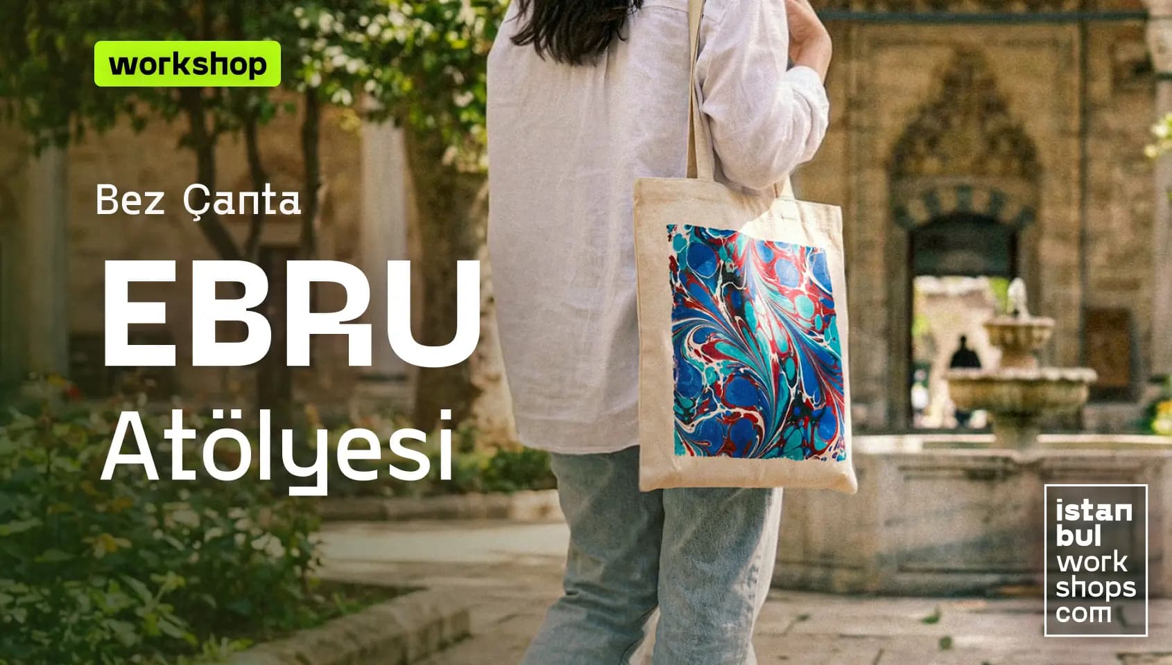 Ebru ile Bez Çanta Tasarım Atölyesi