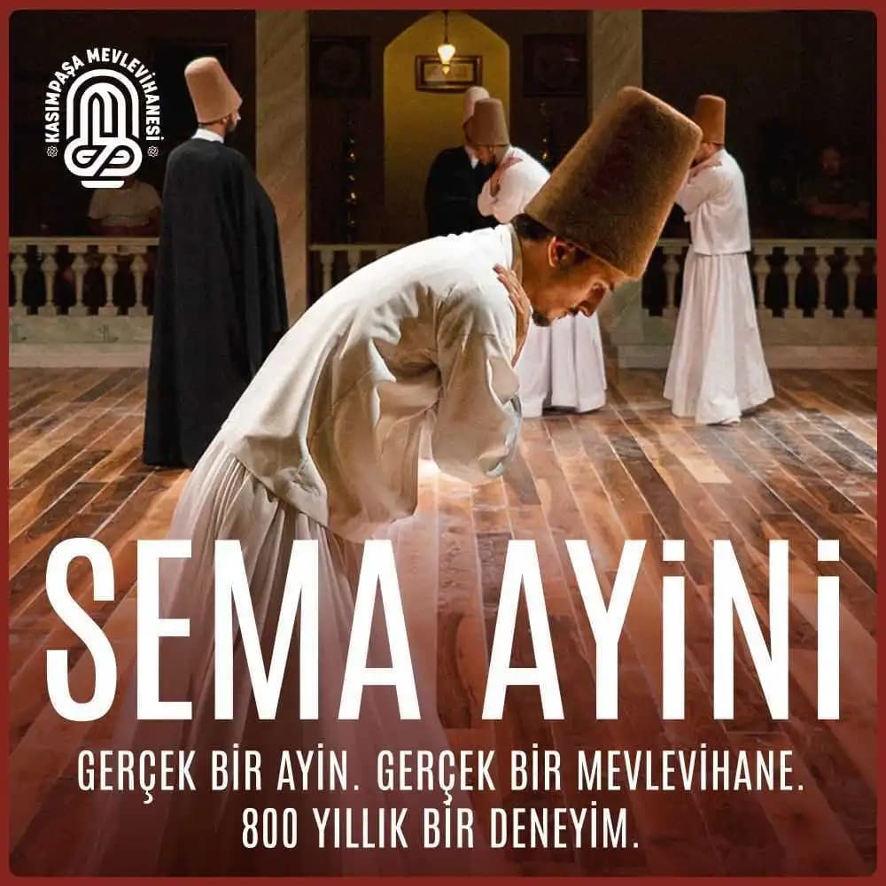 Kasımpaşa Mevlevihanesi'nde Semazen Töreni