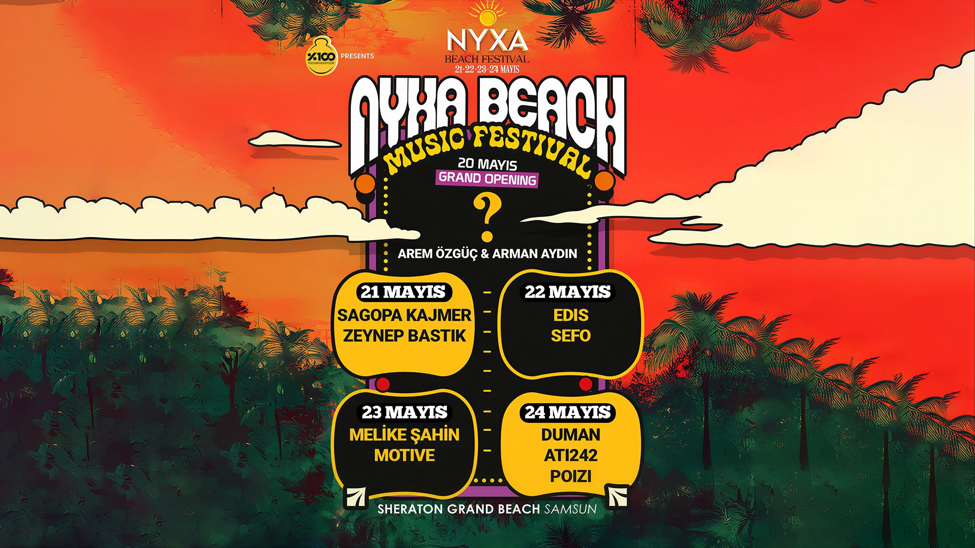 NYXA Beach Festival Kombine 4 Günlük thumbnail