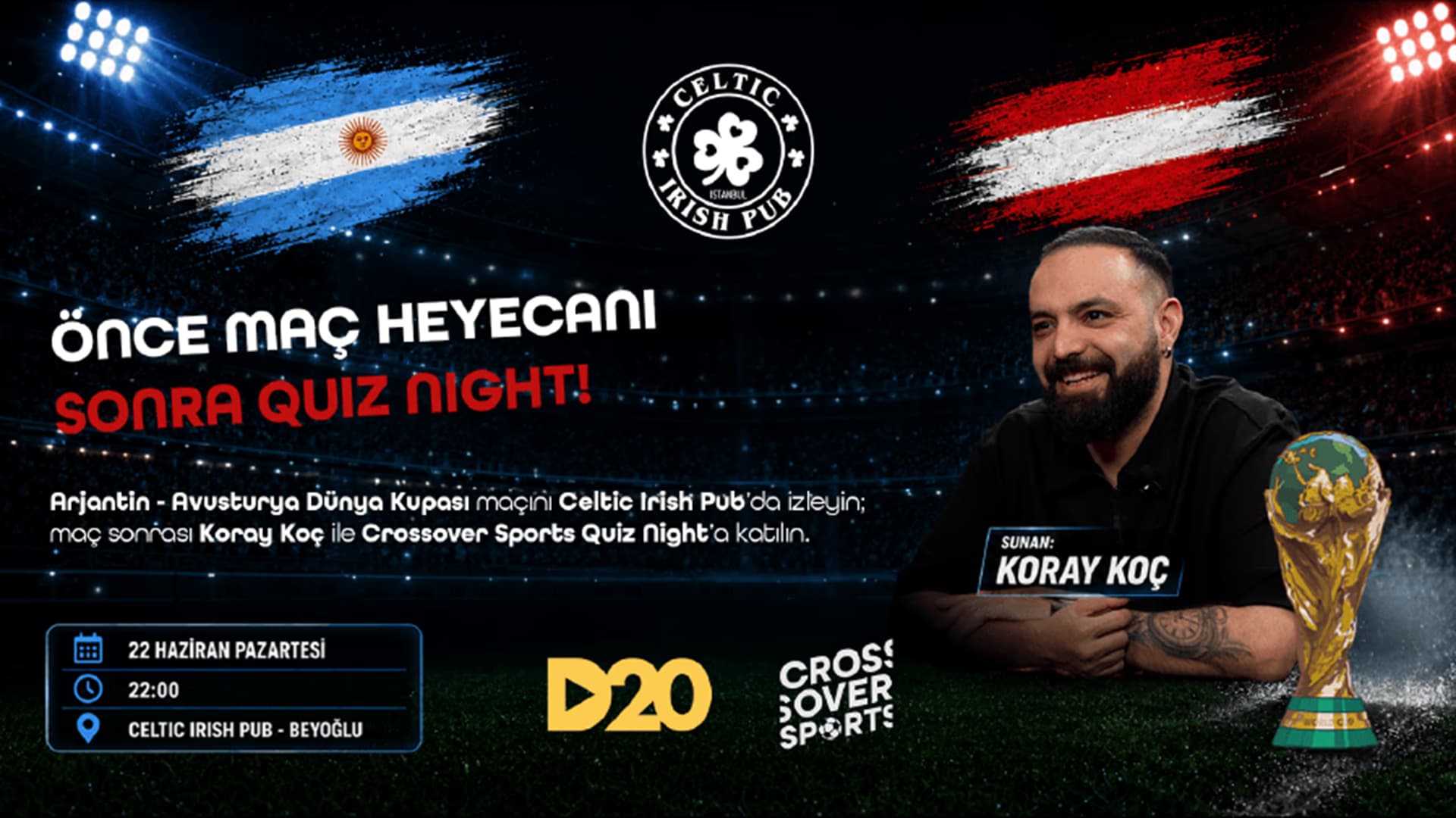 Koray Koç ile Crossover Sports Quiz Night