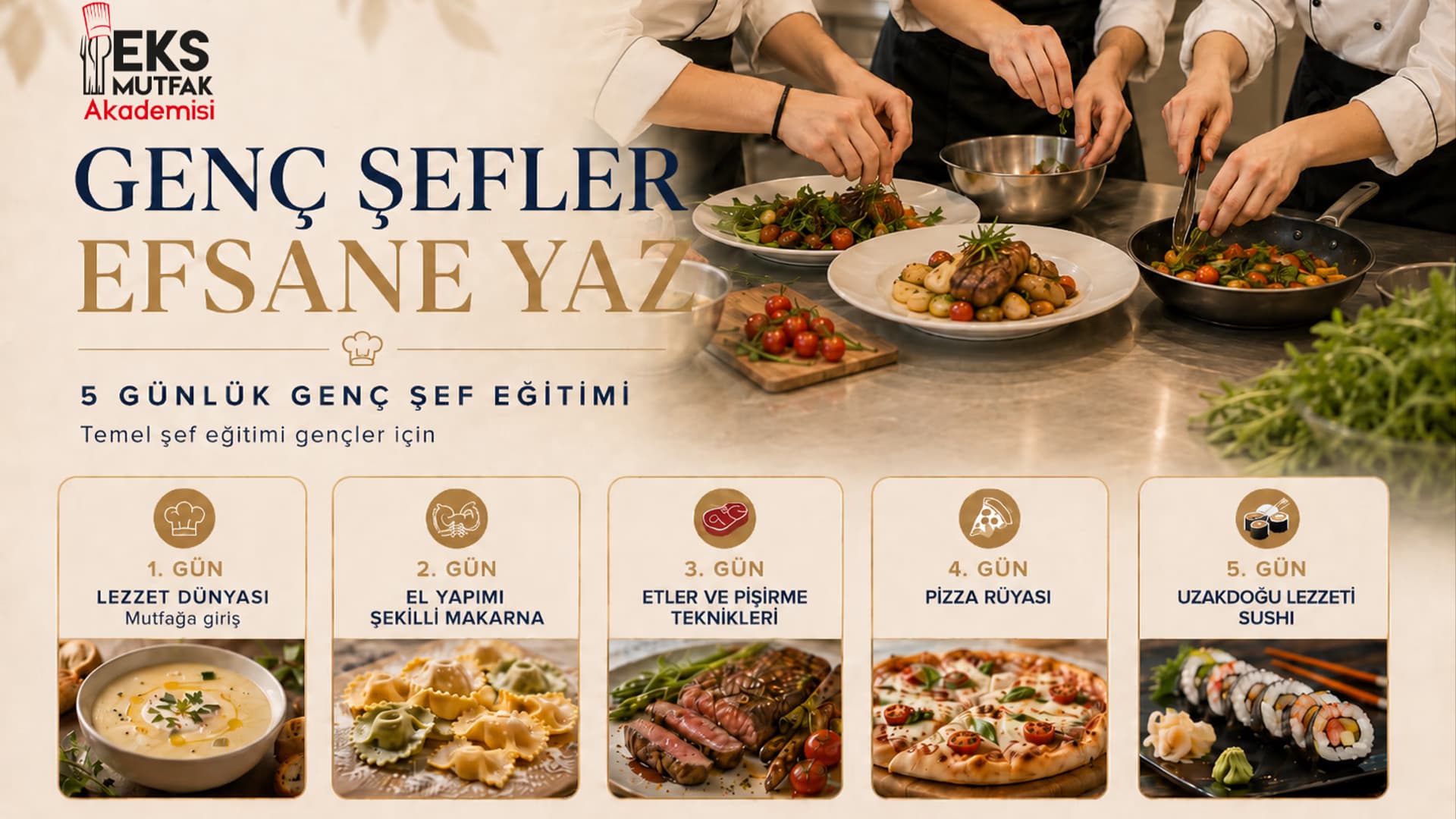 Genç Şefler Efsane Yaz (11-17 Yaş)