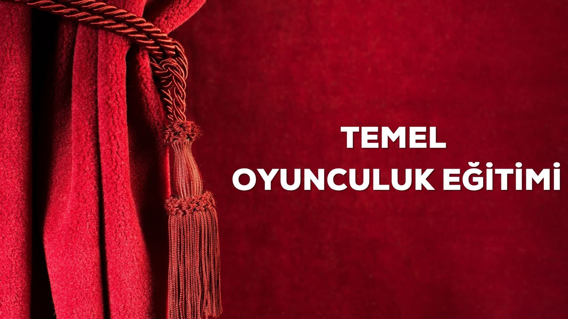 Temel Oyunculuk Eğitimi card