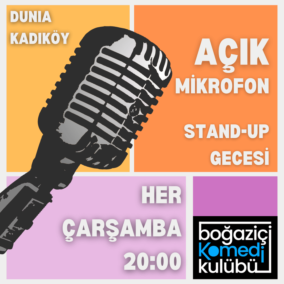 Kadıköy Açık Mikrofon Stand-up Gecesi - Boğaziçi Komedi Kulübü