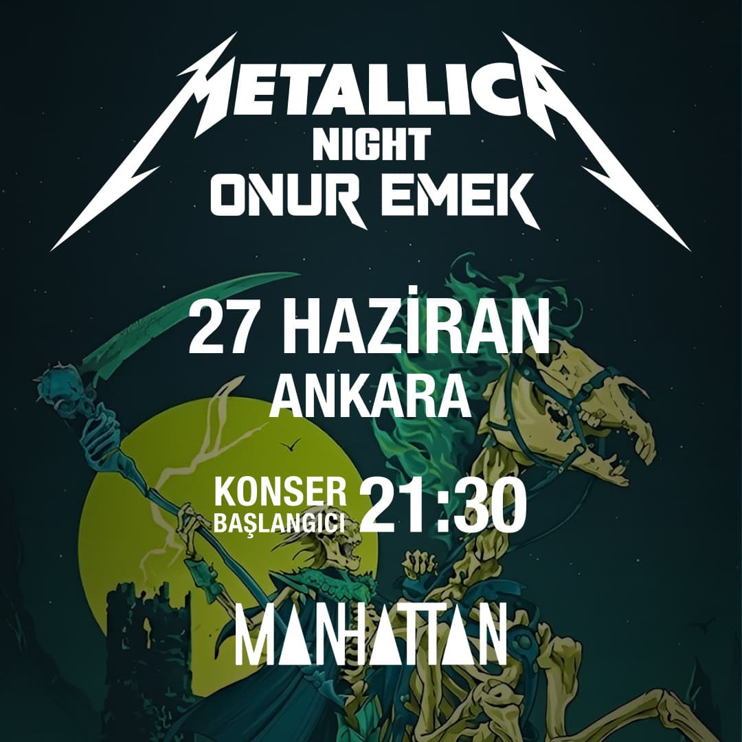 Onur Emek - Metallica Night (Manhattan / Ankara)