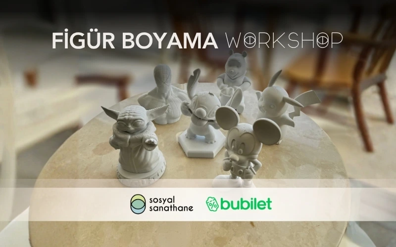 3D Figür Boyama Workshop: Sosyal Sanathane İzmir | Etkinlik